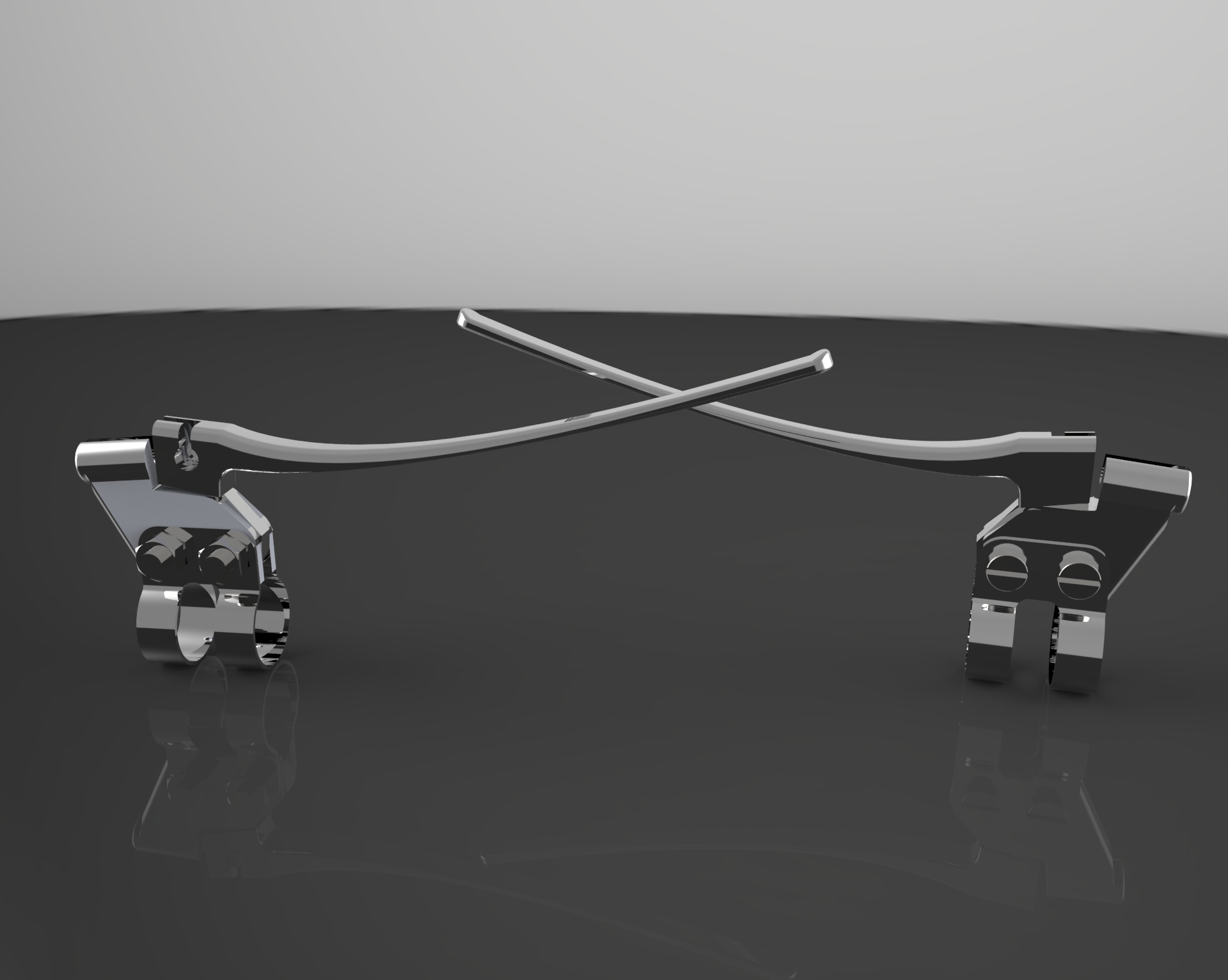 摩托车-车把控制杆